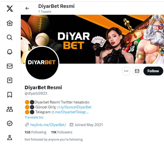 Diyarbet Twitter